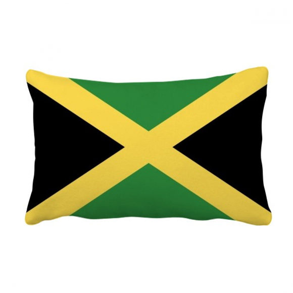 Jamaica National Flag North America Country Throw Pillow Lumbar Insert Cushion Cover Home Decoration