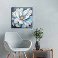 thumbnail image 4 of Nawypu Abstract Flower Canvas Wall Art: Floral Blooms Artwork Painted Painting on Canvas for Living Room, 4 of 4