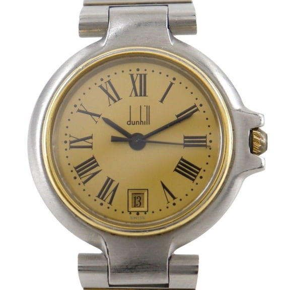Pre-Owned Dunhill Millennium Women's Watch, Stainless Steel with Gold Plated Quartz... (Fair)