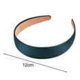 thumbnail image 5 of Pebbuoy Wide Hair Hoops for women,Cloth Wrapped Headbands for girls,Solid Color Hairband Hair Accessories-3cm, 5 of 6