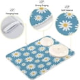 thumbnail image 4 of Coolnut Daisy Flower Kitchen Dish Drying Mat, 16'' x 18'' Super Absorbent Dish Drying Mat for Kitchen, Sink, Dining Table Home Decor, 4 of 7
