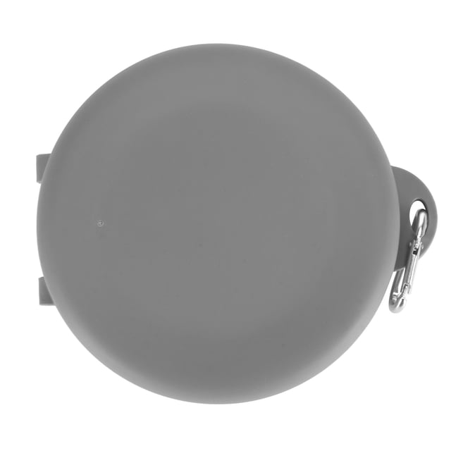 El perro plegable rueda el silicón libre 2 de la categoría alimenticia BPA en 1 cuenco extensible del agua del alimento para animales para el viaje