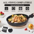thumbnail image 2 of Dr.Camp 11-Piece Nonstick Cookware Set with Detachable Handle, Stackable Pots and Pans Set, Oven Safe Kitchen Cookware for Easy Storage and Everyday Cooking, 2 of 6
