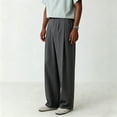 thumbnail image 3 of Men Big & Tall Microfiber Pleated Dress Slacks Light Comfort Fabric S-XL, 3 of 8