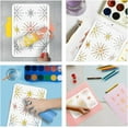 thumbnail image 3 of Successive Stars PET Painting Stencil 11.7×8.3inch Reusable DIY Art and Craft Stencils Hollow Painting Template for DIY Painting on Wood Fabric Paper Walls Canvas Furniture, 3 of 9