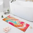 thumbnail image 7 of Coolnut Abstract Marble Bath Mat, Dry Quickly Non Slip Absorbent Bath Rug, Soft Living Room Bedroom Home Floor Mats, Bath Mats for Bathroom, Tub and Shower 20" x 39" Home Decor, 7 of 7