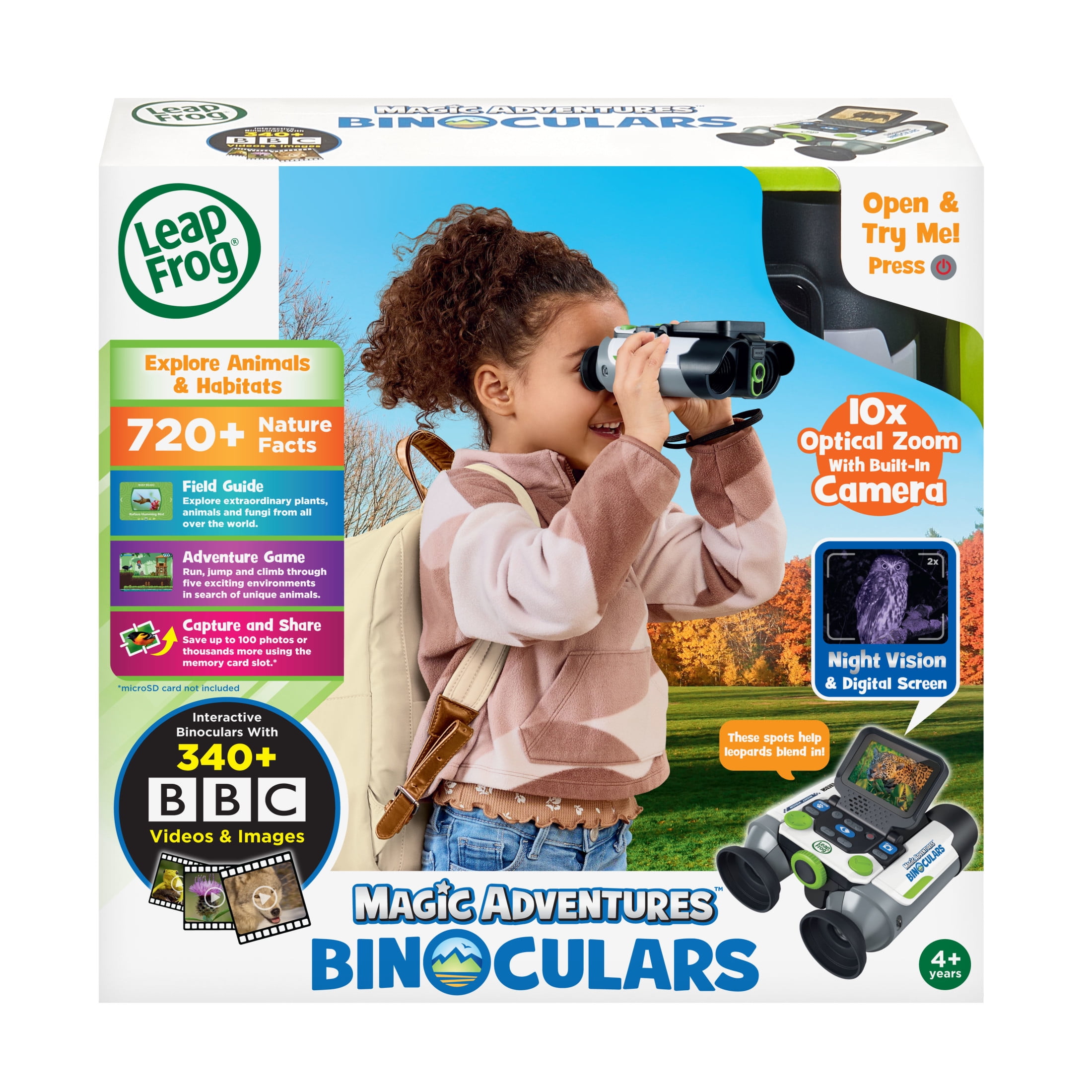 LeapFrog Magic Adventures Binoculars Mixed materials with Accessories, Baby and Toddler Toys