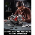 thumbnail image 7 of V8 Engine Model kit That Runs- Build Your Own STEM V8 Model Engine with Transmission, 8-Cylinder Car Engine kit Building Engineering Toys for Collections (855+PCS), 7 of 7