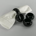 thumbnail image 2 of Richland Napkin Rings Black 2.3" Set of 4, 2 of 2