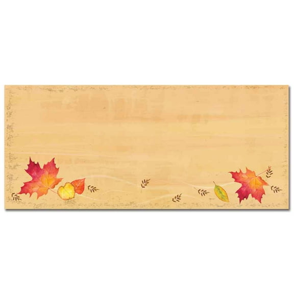 Falling Autumn Leaves Envelopes