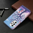 thumbnail image 5 of Galaxy A32 5G Case Cute Embossed Pattern Premium Leather Wallet Cover Flip Stand Credit Card Slots Pocket Holder Magnetic Closure Folio Case for Samsung Galaxy A32 5G, Two Eagles, 5 of 8