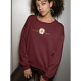 thumbnail image 2 of La Vie Est Marguerita Sweatshirt Women -Image by Shutterstock, Female Medium, 2 of 4
