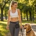 thumbnail image 3 of Silicone Treat Pouch Portable Outdoor Waterproof Storage for Dog and Cat Training Hiking Travel Burgundy Small Waterproof Bag with Carabiner Clip, 3 of 5
