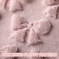 thumbnail image 3 of Juego de 2 fundas de almohada Mixweer Bow, color rosa, 46 x 46 cm, suaves, 3 of 7