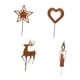 thumbnail image 1 of Estacas de jardín navideñas, letreros navideños para jardín, estatuas artísticas, micropaisaje decorativo Juego de 4 piezas estilo E, 1 of 9