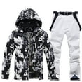 thumbnail image 3 of Mens Ski Jacket and Pant Set Waterproof Ski Outfits for Men Snowboarding Jacket Winter Warm Mens Snow Suit, 3 of 6
