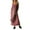 Deep Red, variant on Women's Ruched Cami Maxi Dress with Pockets Full Length Plus Size Polyester % fabric for Everyday Comfort and Style