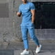 thumbnail image 2 of Playeras De Compresión Para Hombre, Conjunto De Dos Piezas De Camiseta Y Pantalones Cortos De Manga Corta Con Estampado Completo Para Hombre, Camisa Estampada Y Pantalón Corto., 2 of 4