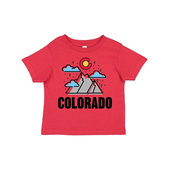 Inktastic Colorado Mountains and Clouds Boys or Girls Toddler T-Shirt