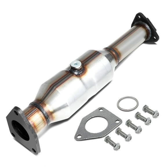 DNA Motoring For 98-02 Honda Accord 2.3L Stainless Steel Catalytic Converter Rear Exhaust Pipe
