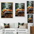 thumbnail image 4 of Designart "Emblematic Retro Auto Appeal" Car Vintage Floater Framed Canvas Prints, 4 of 5