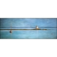 thumbnail image 2 of Bolokofsky, Ronald 18x9 Black Ornate Wood Framed with Double Matting Museum Art Print Titled - Lighthouse, 2 of 4