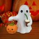 thumbnail image 5 of Handmade Ghost Coffee Pumpkin Night Light Halloween Cute LED Spooky Ghost Statue Lamp Decorations Holiday Resin Mini Gothic Light Up Desktop Ornaments, 5 of 6