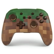 PowerA Enhanced Wireless Controller for Nintendo Switch - Minecraft Grass Block