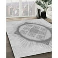 thumbnail image 2 of Ahgly Company Indoor Square Patterned Gunmetal Gray Area Rugs, 8' Square, 2 of 6