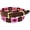 Brown Leather, variant on Medium 17''- 21'' Leather Argentine Polo Embroidered Dog Collar D Ring 60FH02TN