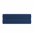 thumbnail image 6 of Miniyam 15" Full Size Folding Mattress Floor Sofa with 2 Pillows for Living Room, Guest Bed, Playroom, No Assembly Required, Blue, 6 of 9