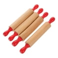 thumbnail image 5 of MRLESS 4pcs Kids Pretend Kitchen Toy Mini Rolling Pins for Baking Dough and Clay Mini Rolling Pin Small Dough Roller Children Kitchen Pretend Toy, 5 of 9