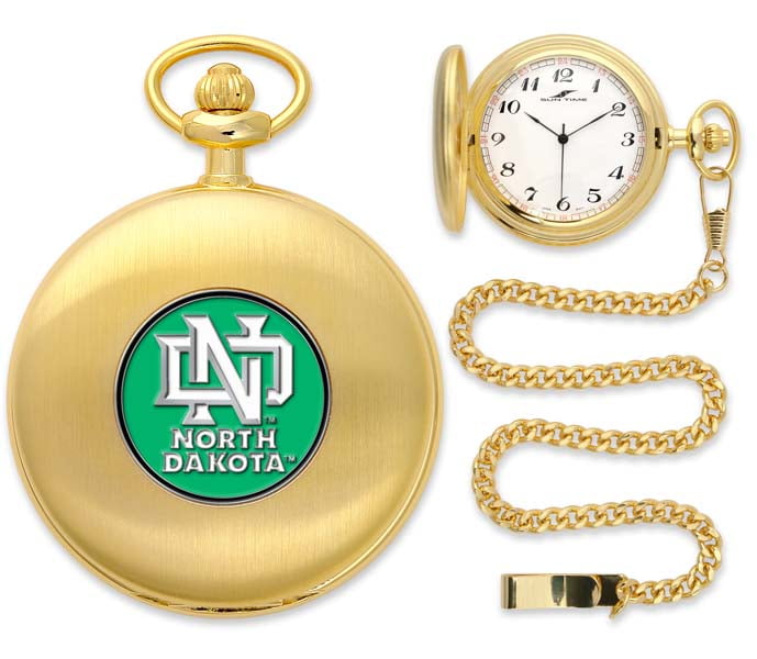 North Dakota Pocket Watch Gold