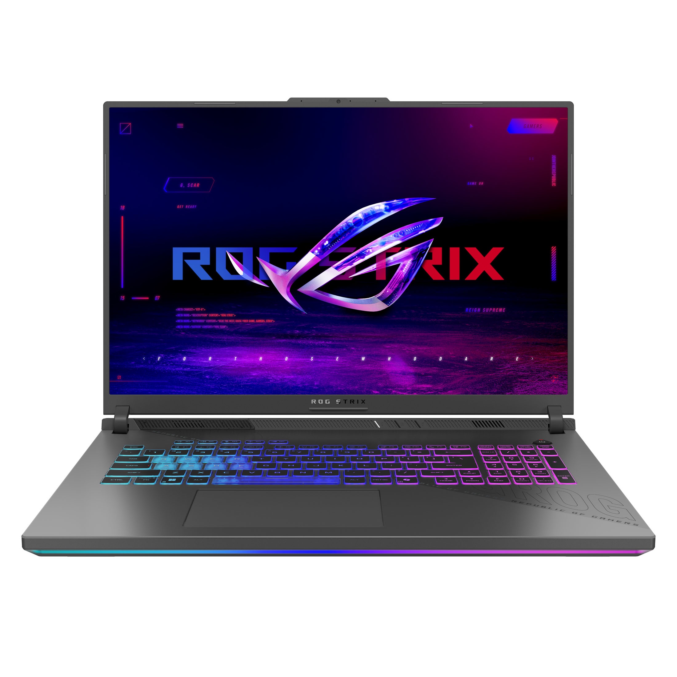 ASUS ROG Strix G18 Gaming Laptop, 18” WQXDA 240Hz, AMD Ryzen 9 9955HX, NVIDIA GeForce RTX 5070 8GB VRAM, 32GB DDR5-5600 RAM, 1TB PCIe Gen 4 SSD, 3 Months of Microsoft 365 Personal ,Eclipse Gray