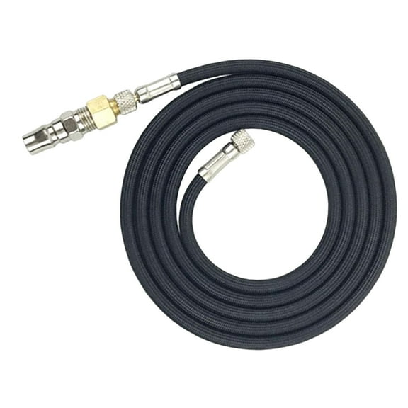 Airbrush Hose 1/8 to 1/4, Compressors Nylon Braided Accessories Standard ,for Airbrush , Black