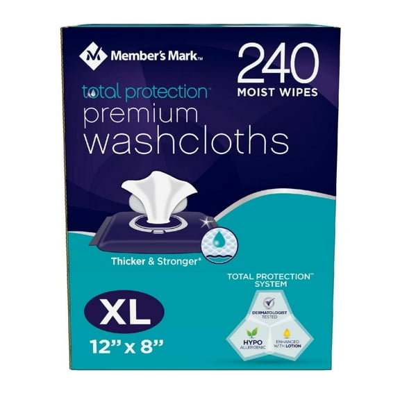 WRFP Adult Washcloths (240 Count) (2 Pack)