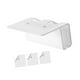thumbnail image 5 of Soporte de cepillo de dientes eléctrico soporte de pared de la pared con la rejilla de almacenamiento del organizador de cable para el dormitorio del, 5 of 8