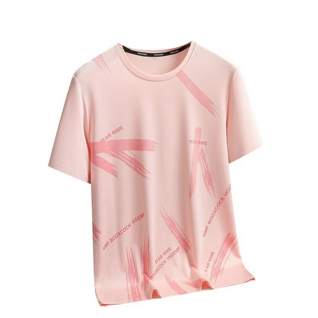 Xdzjlr T-Shirt Homme Graphique Sport Extérieur Ajusté Manches Courtes T-Shirts Imprimé Respirant T-Shirt Homme, TTTG