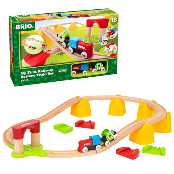 Set de tren BRIO World My First Railway que funciona con baterías