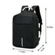 thumbnail image 3 of Mochila Con Puerto De Carga Para Auriculares, Nailon, Conector Para Auriculares Y Cable De Carga, Ideal Para Viajes Escolares, 1 Unidad, Color Negro, Ukhbmc, 3 of 9