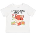 thumbnail image 3 of Inktastic My Cousins Love Me Little Fox Boys or Girls Toddler T-Shirt, 3 of 5