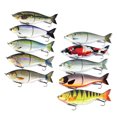 thumbnail image 3 of Señuelo de pesca CC18 realista con cuerpo articulado y ojos 3D, ideal para agua dulce y salada. Incluye dos anzuelos triples afilados para una captura efectiva. Fabricado en plástico ABS resistente,, 3 of 7