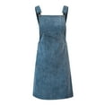 thumbnail image 5 of Dpytoraw Womens New Solid Corduroy Loose Sleeveless Strap Dress Solid Slip Dress Dress Women’s Plus Size Maxi Dresses, 5 of 5