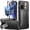 Black, variant on Poetic Revolution Case for OnePlus 15R 5G, [Slide Camera Cover], [20FT Mil-Grade Drop Tested], Full-Body Military Grade Rugged Dual-Layer Shockproof Cover with Kickstand, Purple/Gray