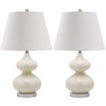 thumbnail image 5 of SAFAVIEH Eva 24 in. Pearl Glass Table Lamp with Off-White Cotton Shade, Set of 2, 5 of 9