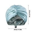 thumbnail image 3 of DXOUPM Adjustable Silk Satin Hair Bonnet for Sleeping Double Layer Hair Wrap Sleep Cap Turban for Women Men Curly Straight Hair Long Large Braid Unisex, 3 of 6