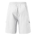 thumbnail image 6 of Sngxgn Men's Summer Outdoor Shorts Cargo Casual Hiking Shorts(White,XXL), 6 of 6