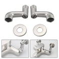 thumbnail image 4 of Lefu Wall Mount Bathtub Adapter Shower Faucet Swing With Decorative Cover Brushed, 4 of 4