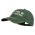 thumbnail image 2 of I'd Rather Be Ghost Hunting Embroidered Washed Cap - Dark Green OSFM, 2 of 5