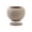 Khaki, variant on Homenest Scandinavian Ceramic Vase with Tray, Matte Solid Color Desktop Flower Planter for Fresh & Dried Flowers, Modern Home Decor Accent,Dark Gray